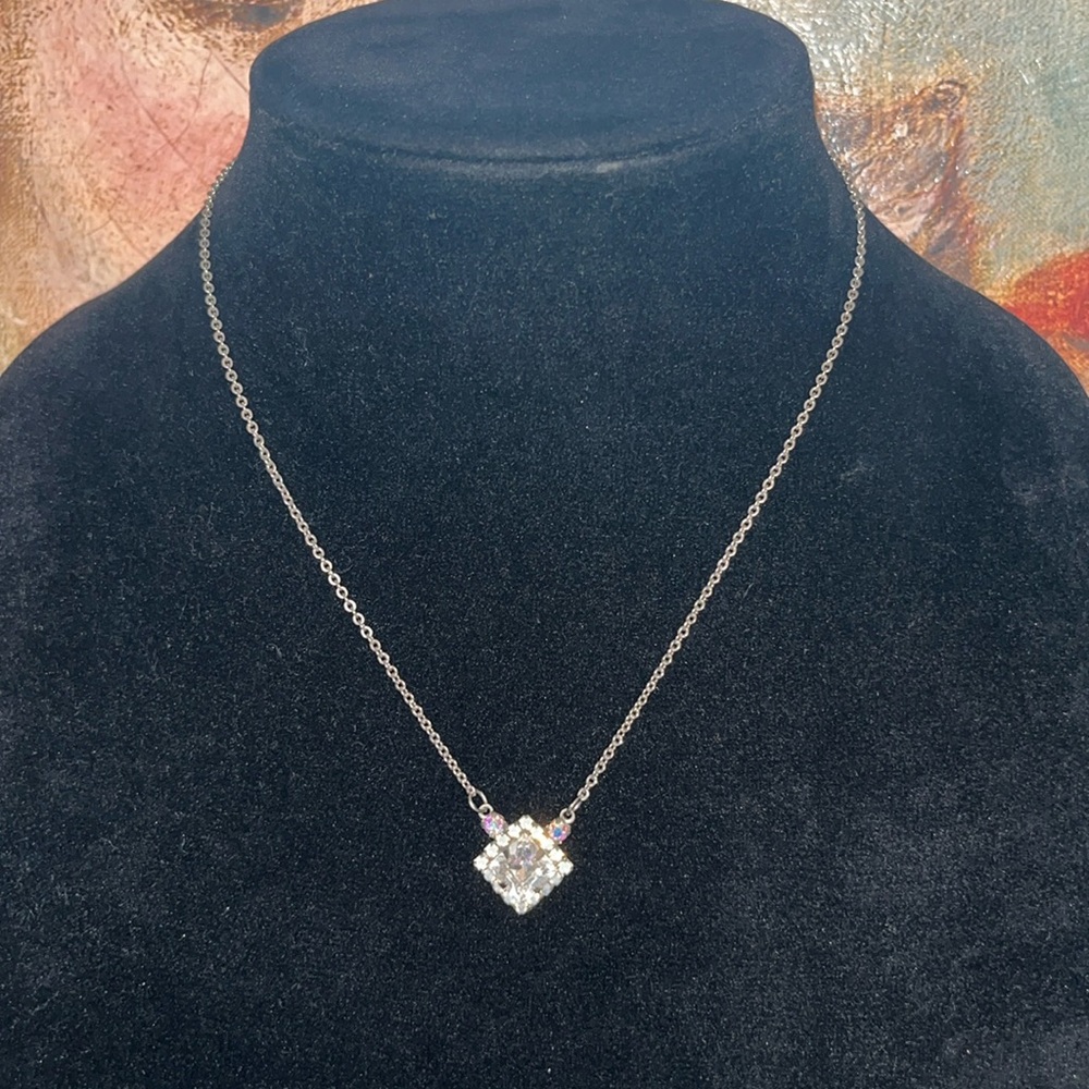Silver Tone Necklace Designer Sorrelli Signed